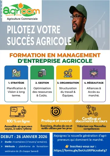 CERTIFICAT EN MANAGEMENT D'ENTREPRISE AGRICOLE